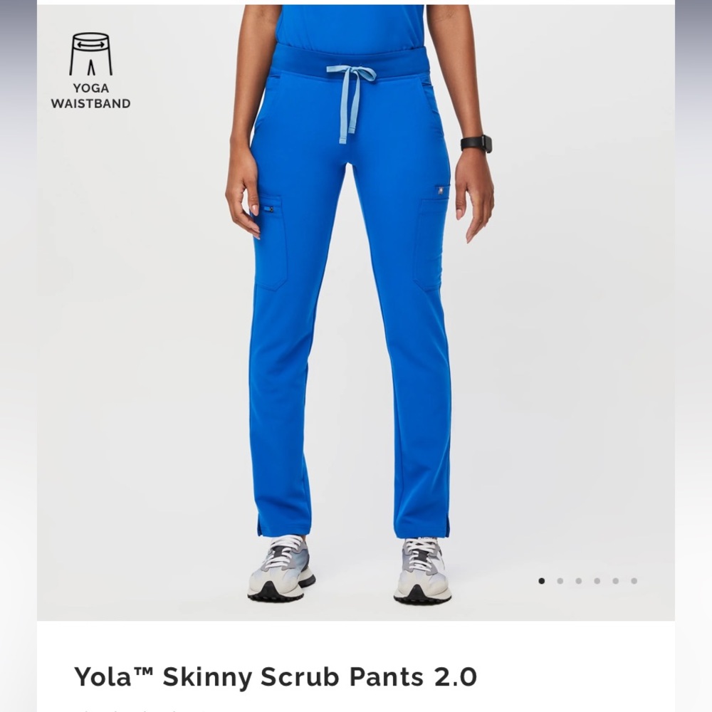 FIGS Royal Blue Yola Scrub Pants